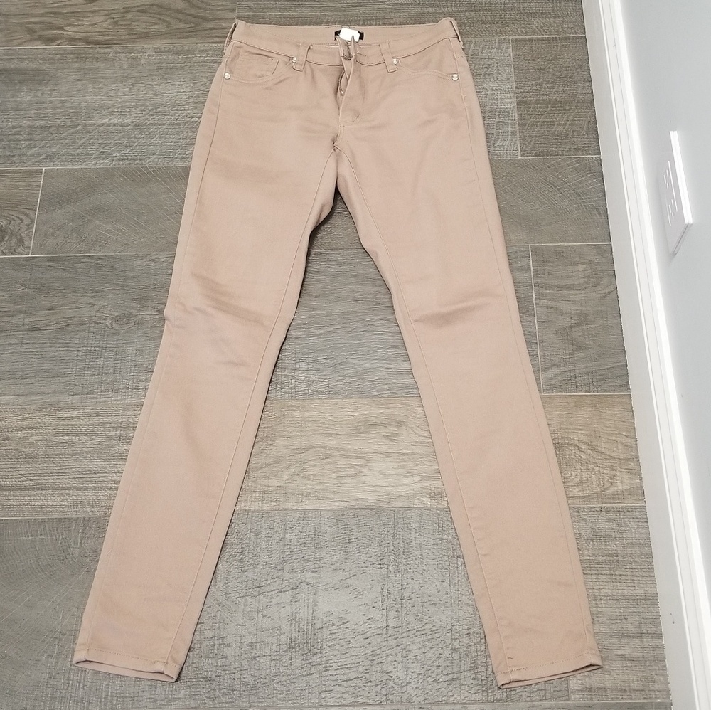 Khaki skinny jeans